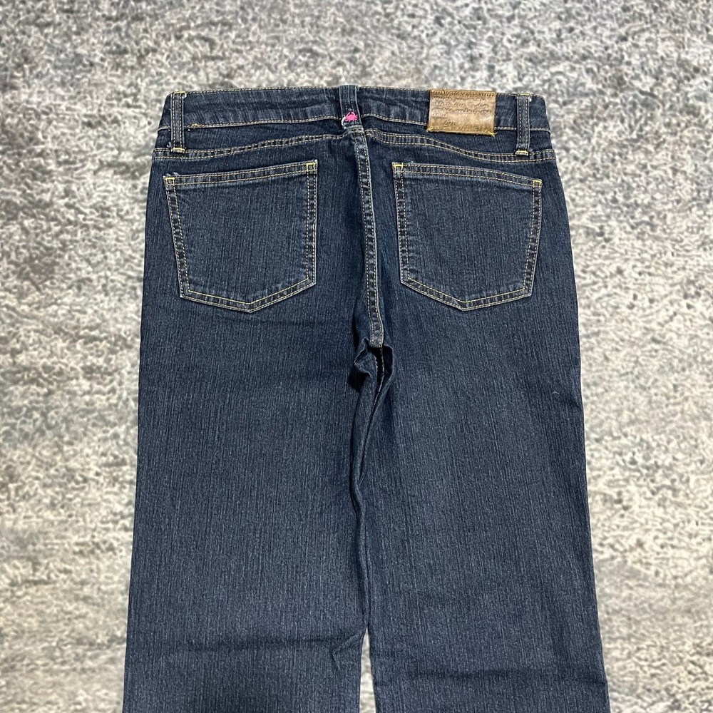 L7B by Little Big Jeans Womens 29x32 Blue Low Rise Flare Bootcut Vintage Y2K - Picture 3 of 16